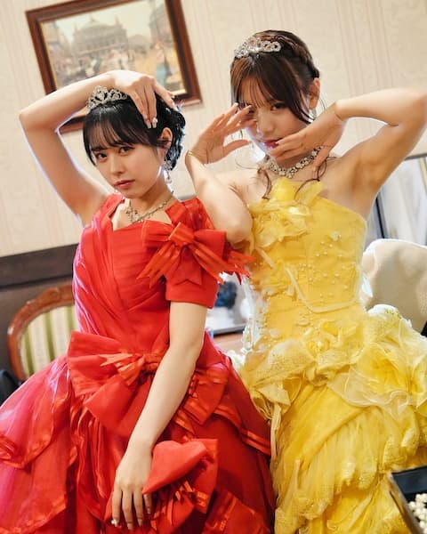 CUTIESTREET メンバー2人が担当カラーのドレスに身を纏う！