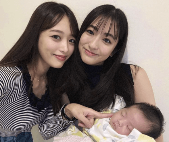 田村真子、赤ちゃんと一緒に楽しいひと時。浮く柿トークで笑いの渦