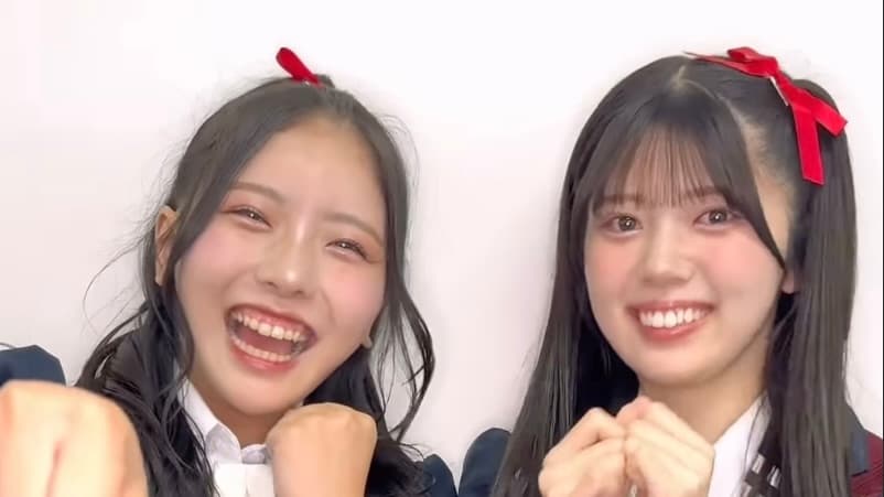 NMB48・坂下真心&三鴨くるみ”くるまこ”コンビのキュートな動画が話題