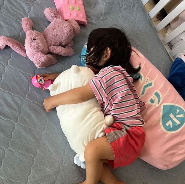 丸山桂里奈　ぷくぷくちゃんの安眠アイテムはすべり水！？ママも夜更かししちゃう理由とは？