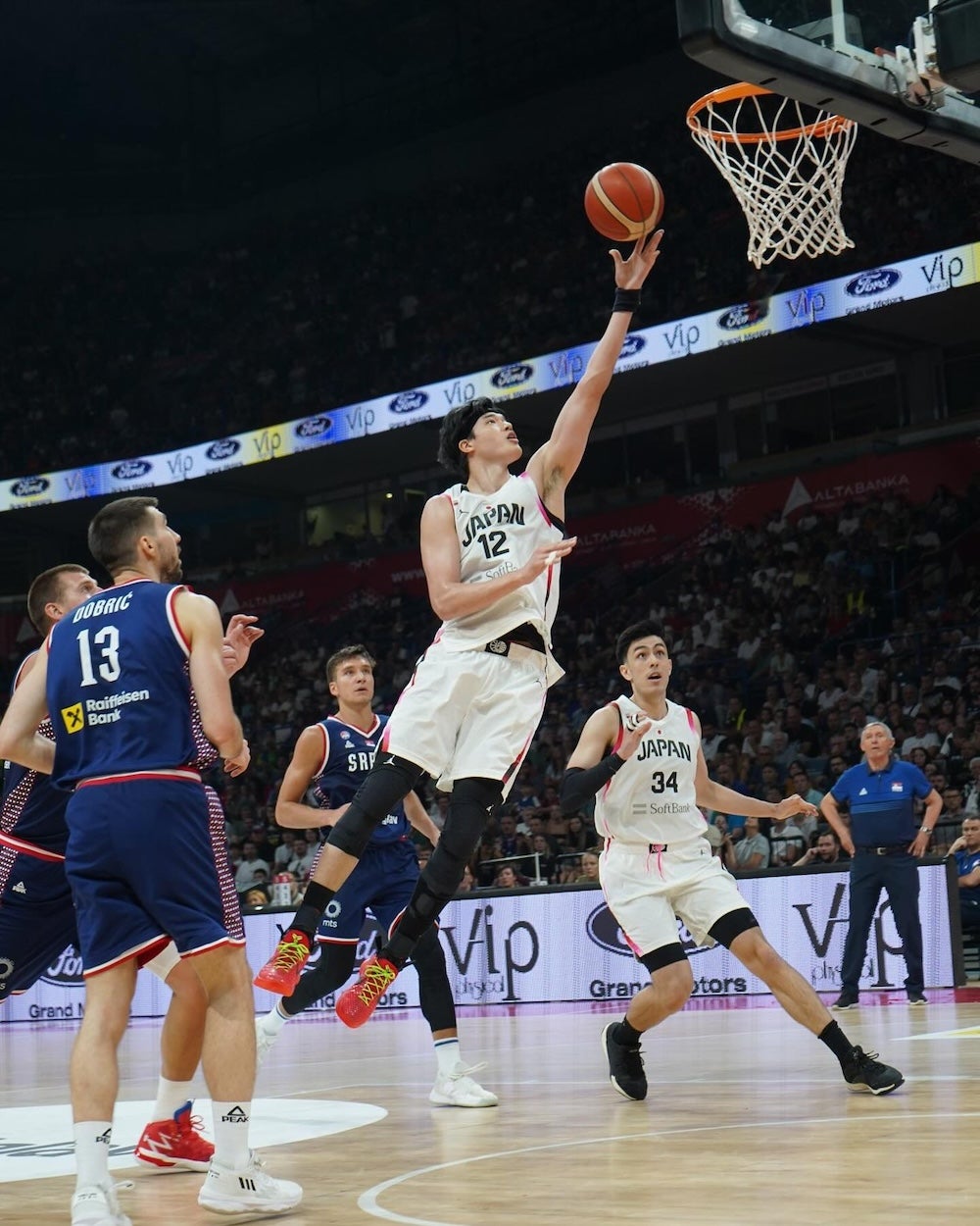 セルビアに敗戦も...復帰したバスケ代表・渡邊雄太「試合ができるだけで幸せです」