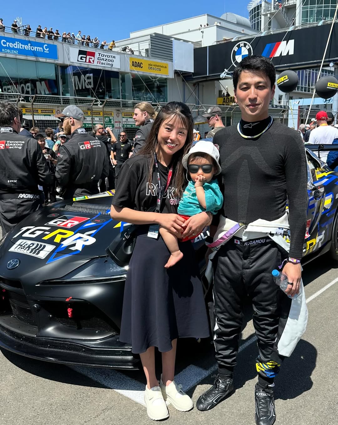 ”あざとやらかい”フリーアナ、パパのレース応援のため娘とドイツ旅へ！「連れて行ってよかった」