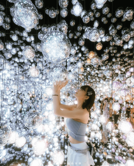 イエローキャブ（YellowCab） 矢神サラ、チームラボ「ボーダレス」の魅力を熱弁！麻布台ヒルズで初体験