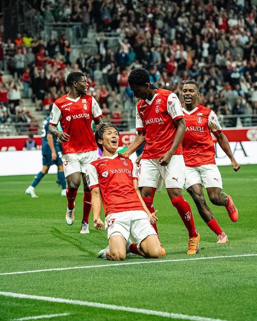 中村敬斗が王者PSGからゴール！2試合連続ゴールでスタッド・ランスの好調キープに貢献