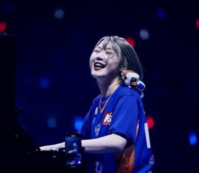 茨城ロボッツのハーフタイムショーにハラミちゃんが登場！