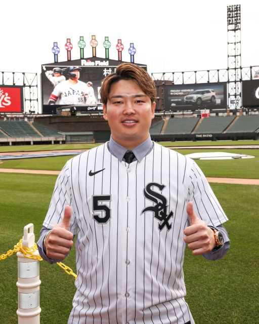 シカゴ・ホワイトソックスが村上宗隆の最新ショットを投稿「ようこそシカゴへ」