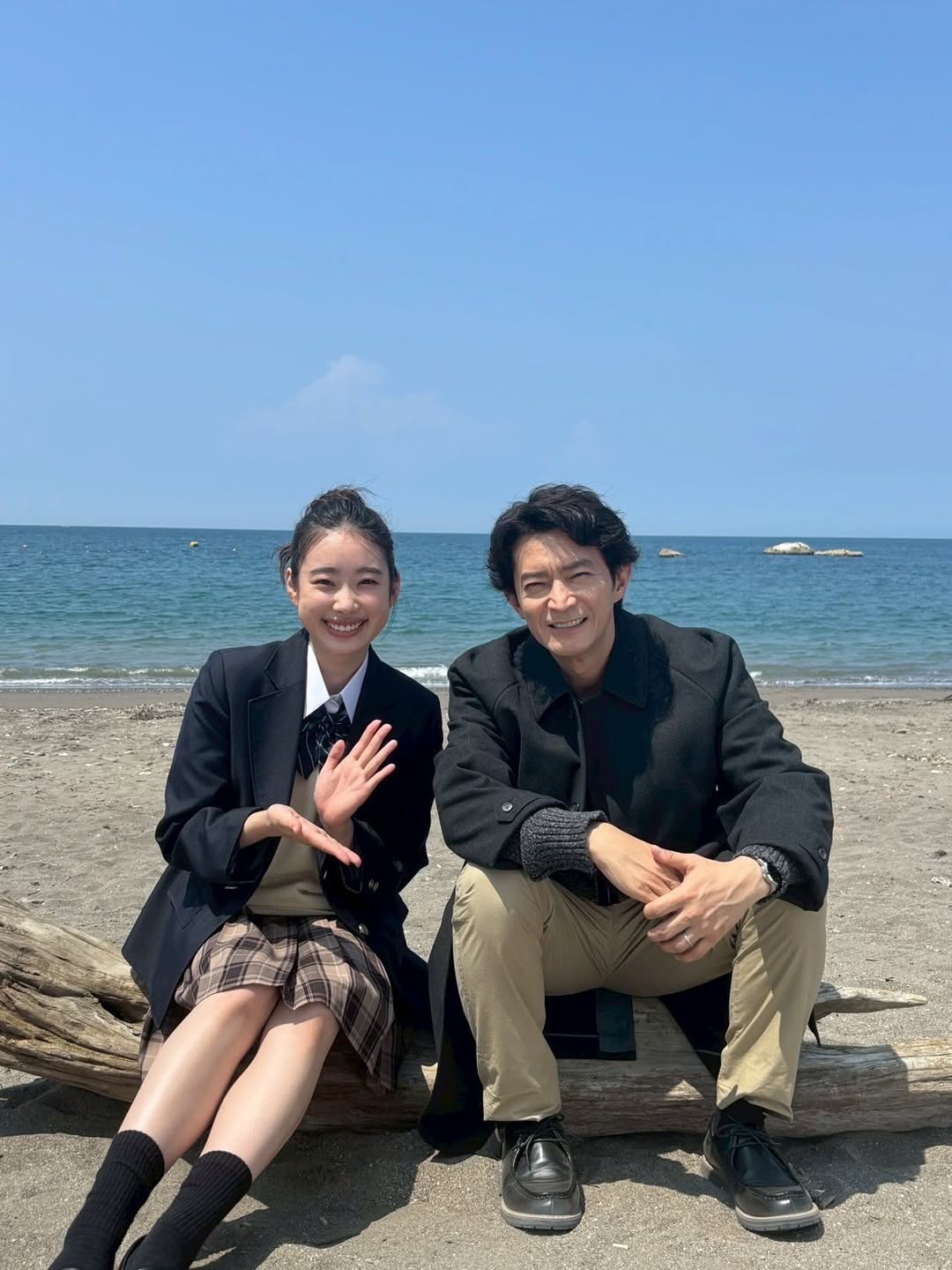 倉沢杏菜が19番目のカルテでの熱演で話題の“あの人”と親子ツーショット！