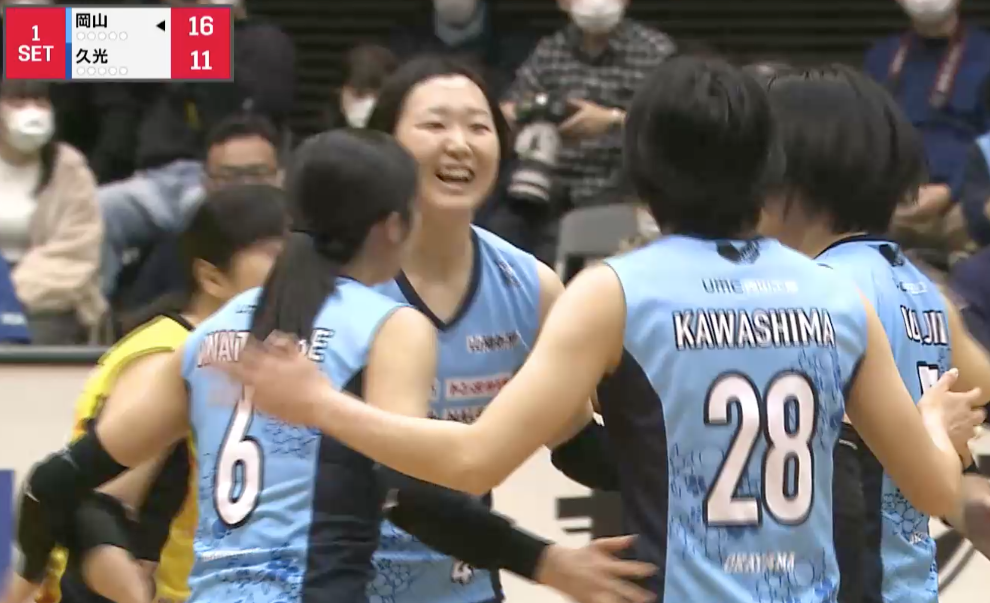 Ｖリーグ女子　岡山シーガルズ vs. 久光スプリングス2021/2/20【ハイライト】