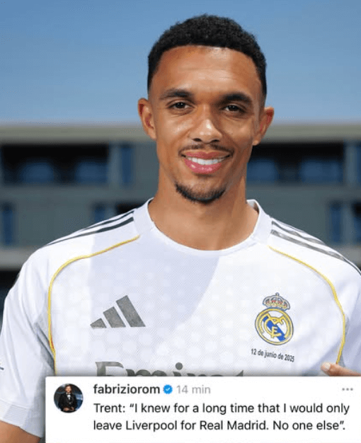 「マドリード行きを迷わなかった」アーノルド、背番号「12」での新たな挑戦をロマーノ氏が報じる