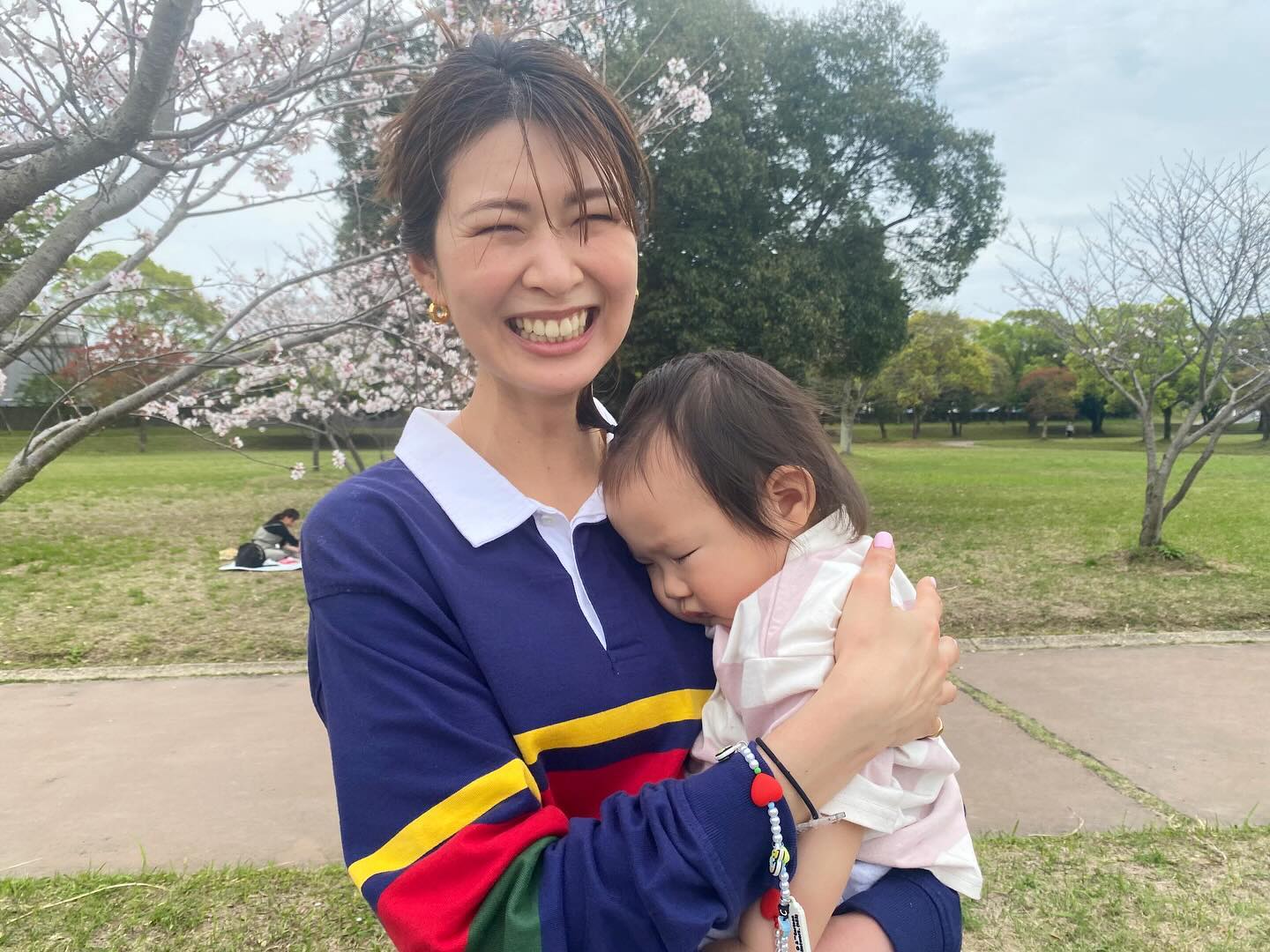 木村沙織37歳、愛娘とお花見を堪能　幸せそうな二人の姿にファン「幸せ満載だね」