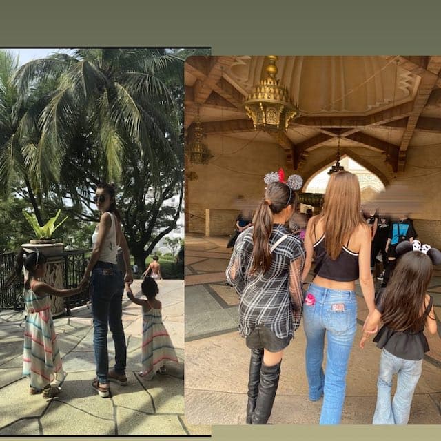 「2017→2023」木下優樹菜が娘たちとのエモ写真を公開✨📸