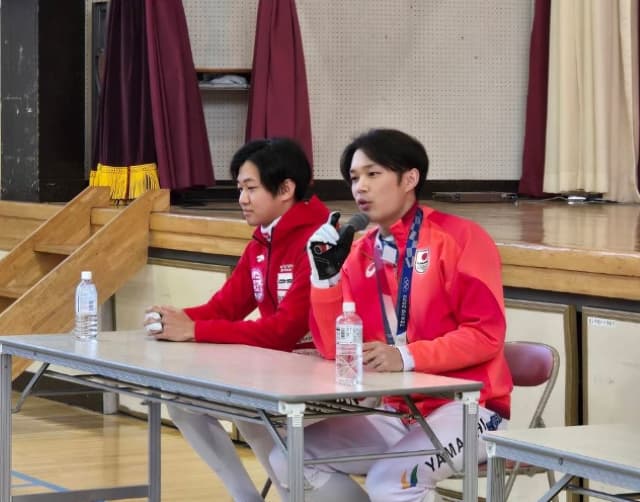フェンシング日本代表・山田優が小学校を訪問「楽しむことの大切さを感じてもらえていたら嬉しいです」