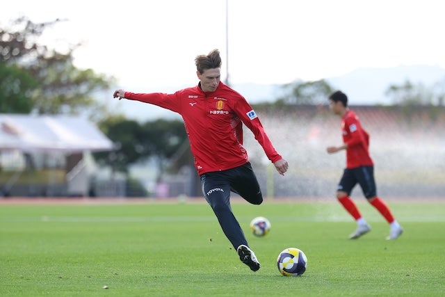 名古屋グランパスがユンカーの怪我を発表　トレーニング中に負傷しふくらはぎ肉離れと診断