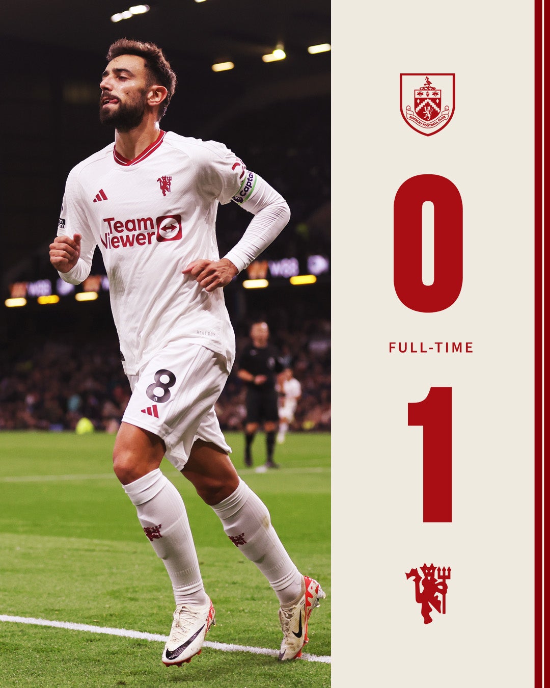 4試合ぶりの勝利✨マンチェスター・UがB・フェルナンデスの強烈ボレーで連敗ストップ🔴👿