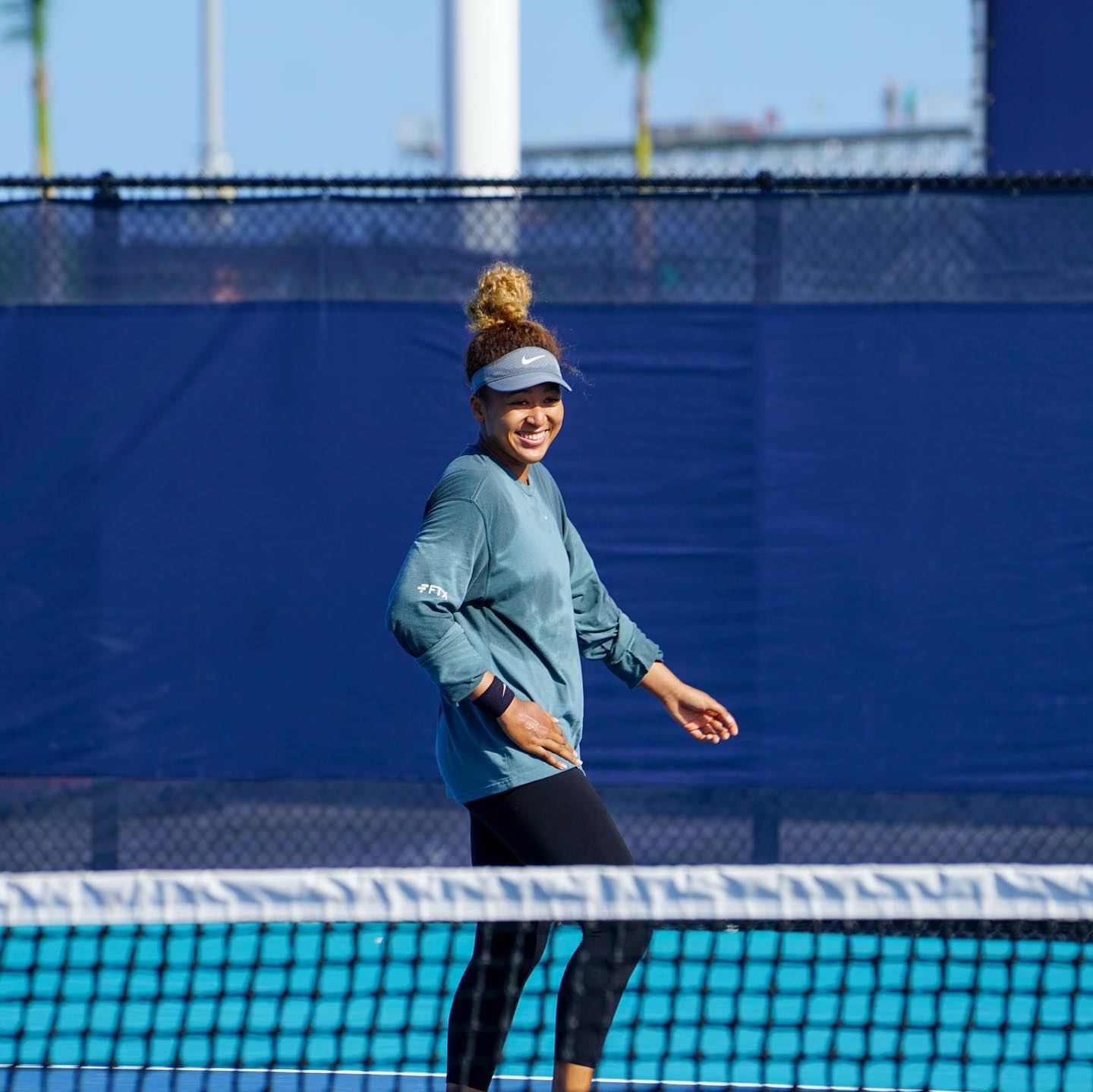 笑顔の大坂なおみが帰ってきた‼︎😊マイアミでの練習風景をパシャリ✨📸