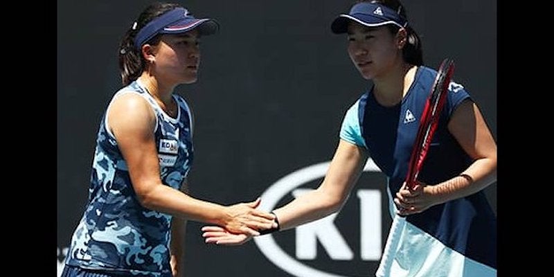 日比野/二宮組 地元ペアに勝利