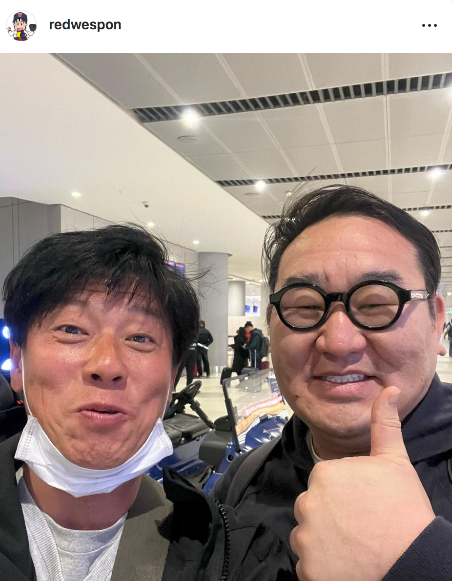 ⚾︎レッド吉田、朝青龍🇲🇳最新ショットを激写⁉️「朝青龍さん！お久しぶりです」