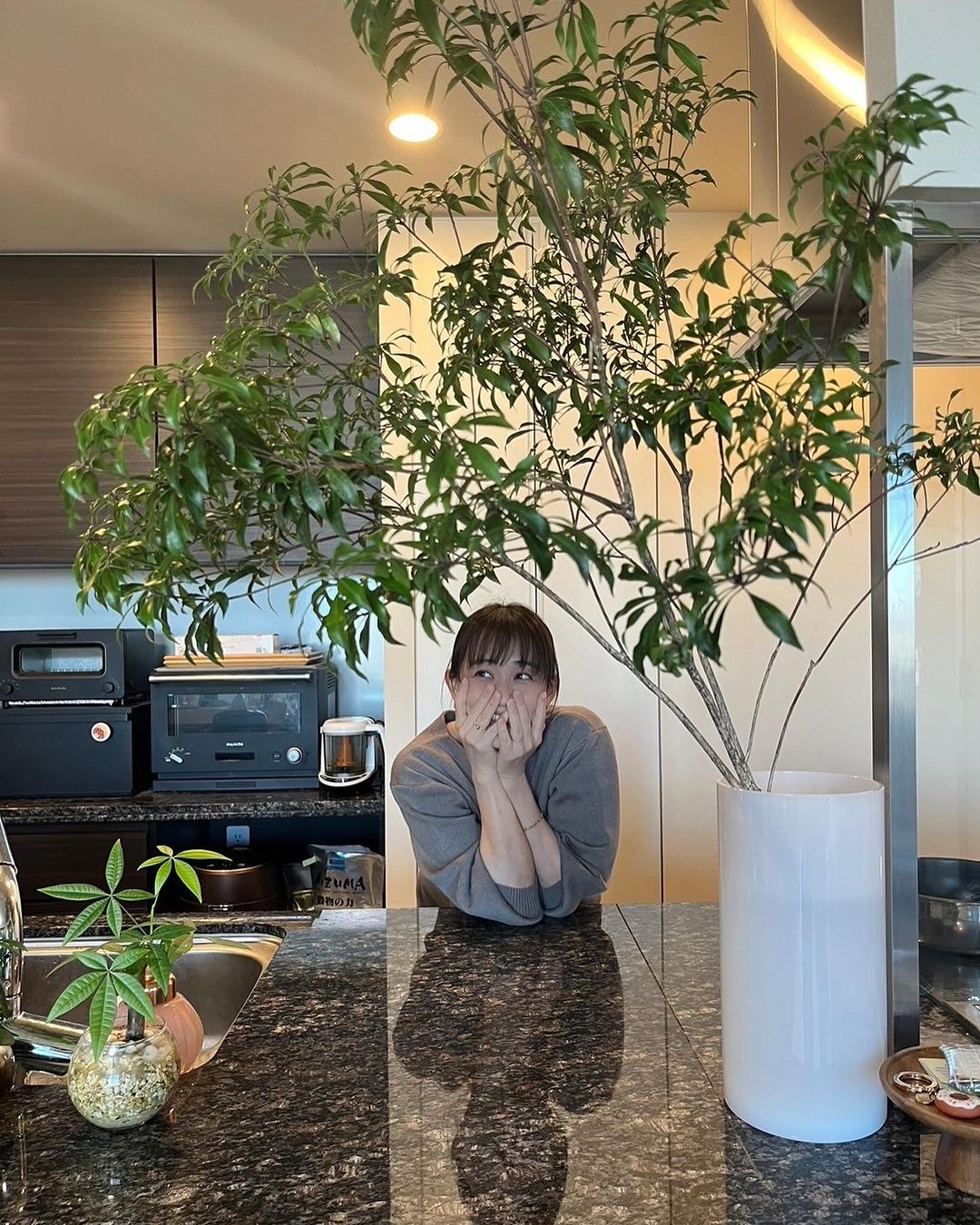 田中理恵 良き１日を😌「今日もファイトです🍀🍀」