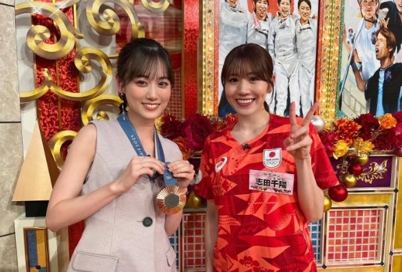 パリ五輪メダリストが大好きな元乃木坂メンバーと初対面に歓喜