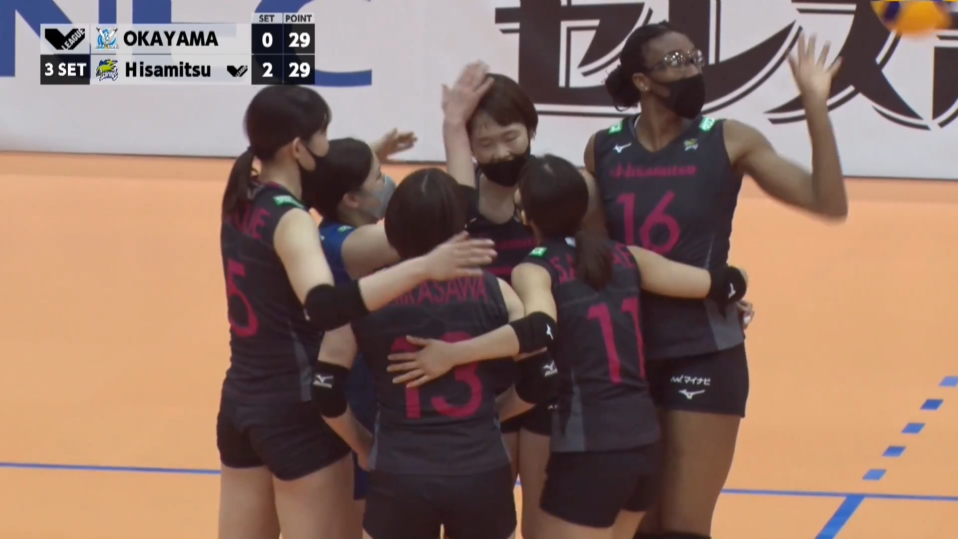 Ｖリーグ女子　岡山シーガルズ vs. 久光スプリングス 2022/2/12【ハイライト】