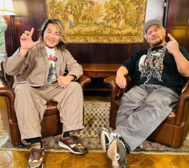 真壁刀義×棚橋弘至、熱いトーク収録！『情報公開を待っててくれぃ‼︎』