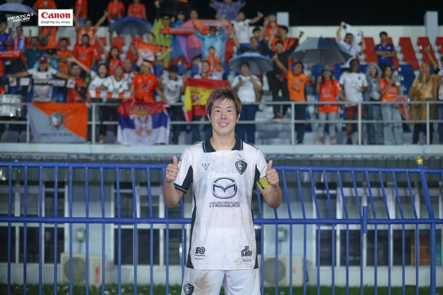 タイ1部リーグ・ナコーンラーチャシーマーFCの三田啓貴、移籍後初勝利に歓喜のインスタ投稿！