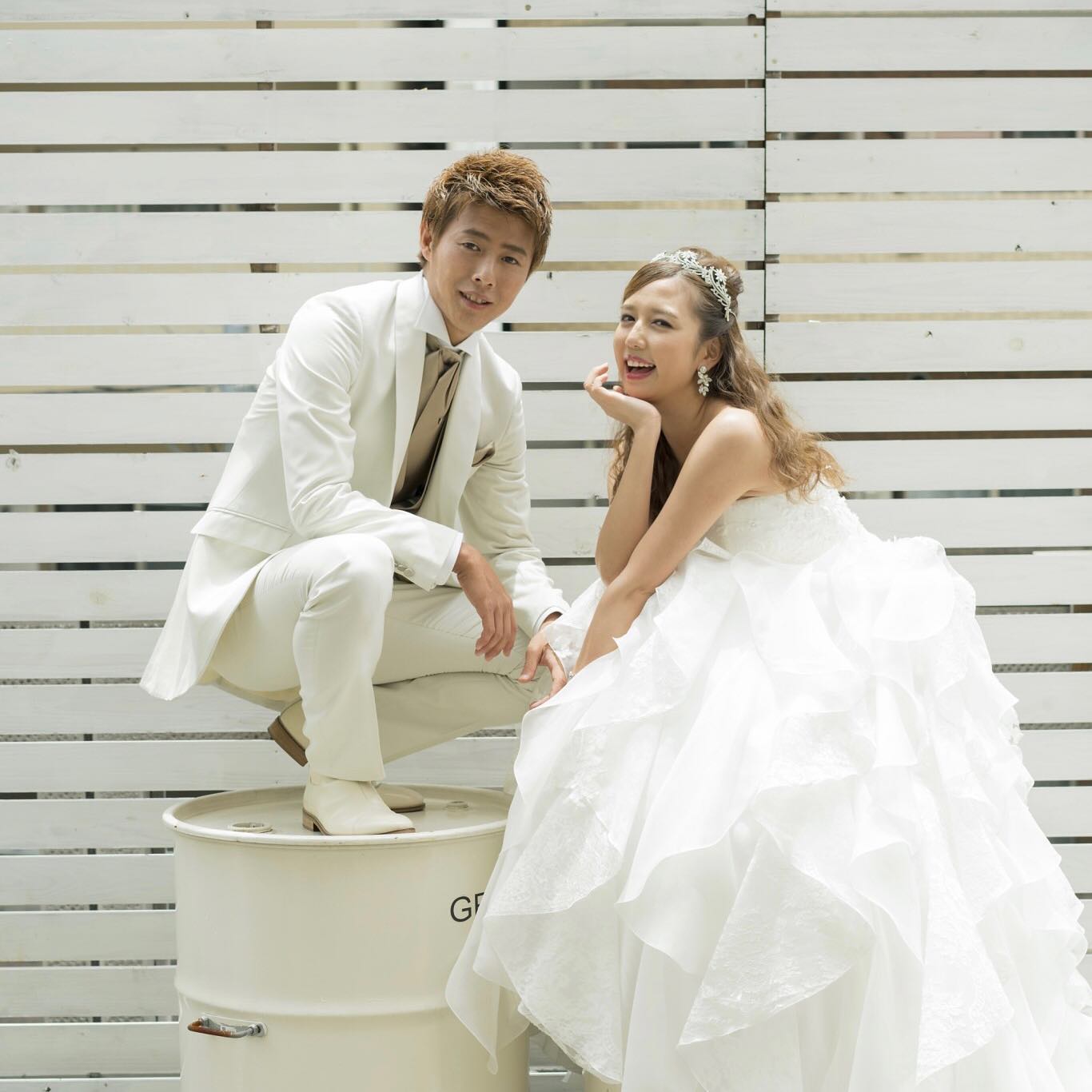 「美男美女カップル」柿谷曜一朗＆丸高愛実夫婦4年前のウエディングフォトが話題に👰✨