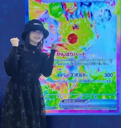 グラドル・桃月なしこがポケカ大会に参戦！使用デッキは！？勝敗は！？
