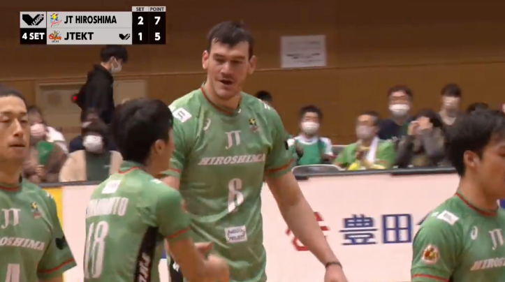 Ｖリーグ男子　JTサンダーズ広島 vs. ジェイテクトSTINGS 2022/1/22【ハイライト】