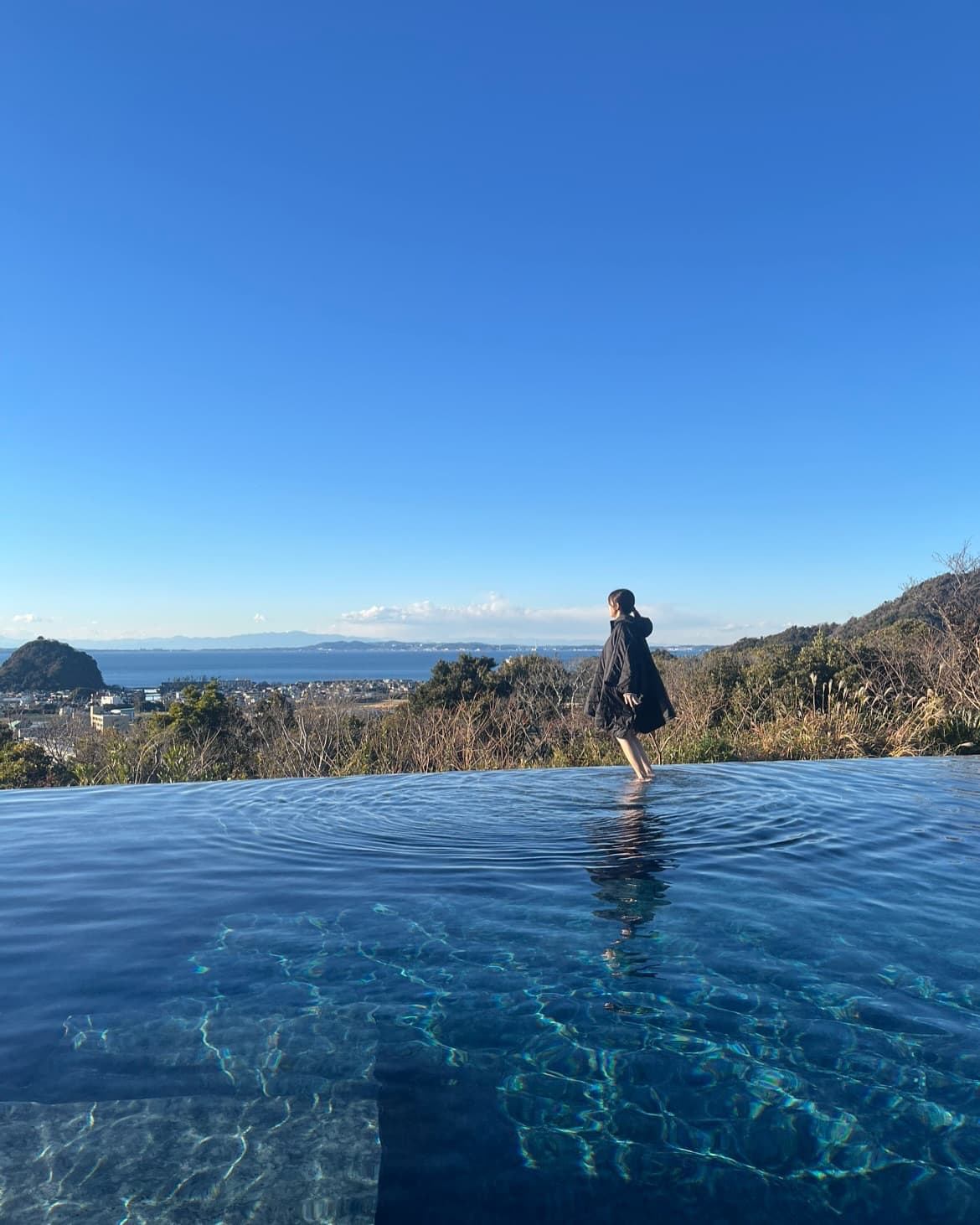 人気フジテレビアナウンサー、ロケ地で自然に癒される🌱