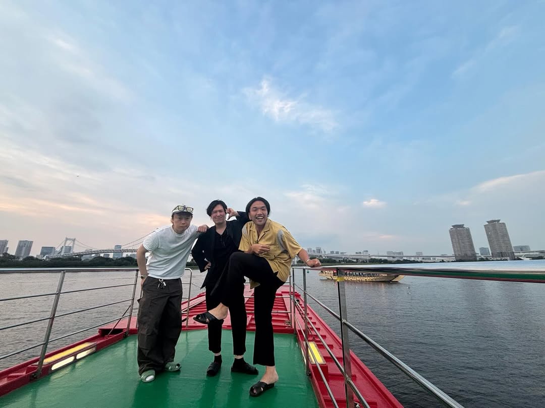 清塚信也が〇〇と一緒に屋形船で食事会！