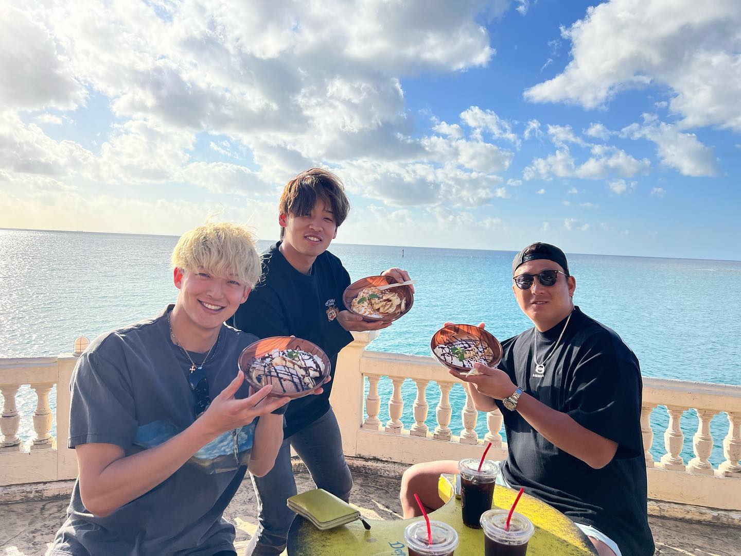 オリックス・杉本裕太郎、山崎颯一郎らと沖縄を満喫🏖