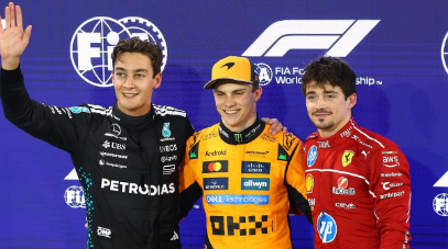 「並んだ3人が豪華すぎる…！」ジョージ・ラッセル、予選2位を報告した投稿にファン大興奮！