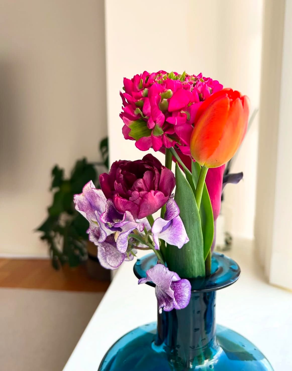 千葉ジェッツ原修太の妻・團遥香、「お花があると余裕が生まれる気がする〜」