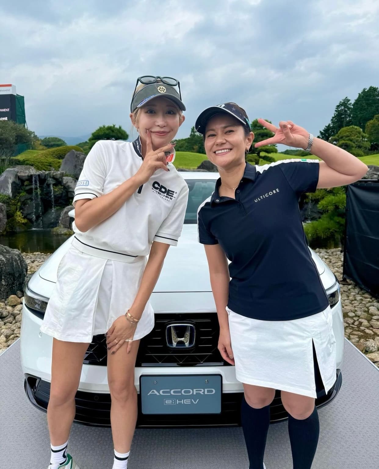 金田久美子　プロアマで宮里藍と一緒にラウンド♡