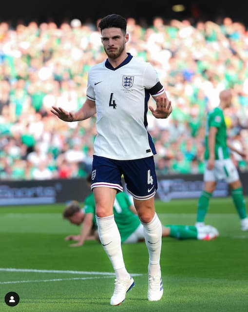 ライス 、アイルランド相手にゴールでセレブレーションは控える