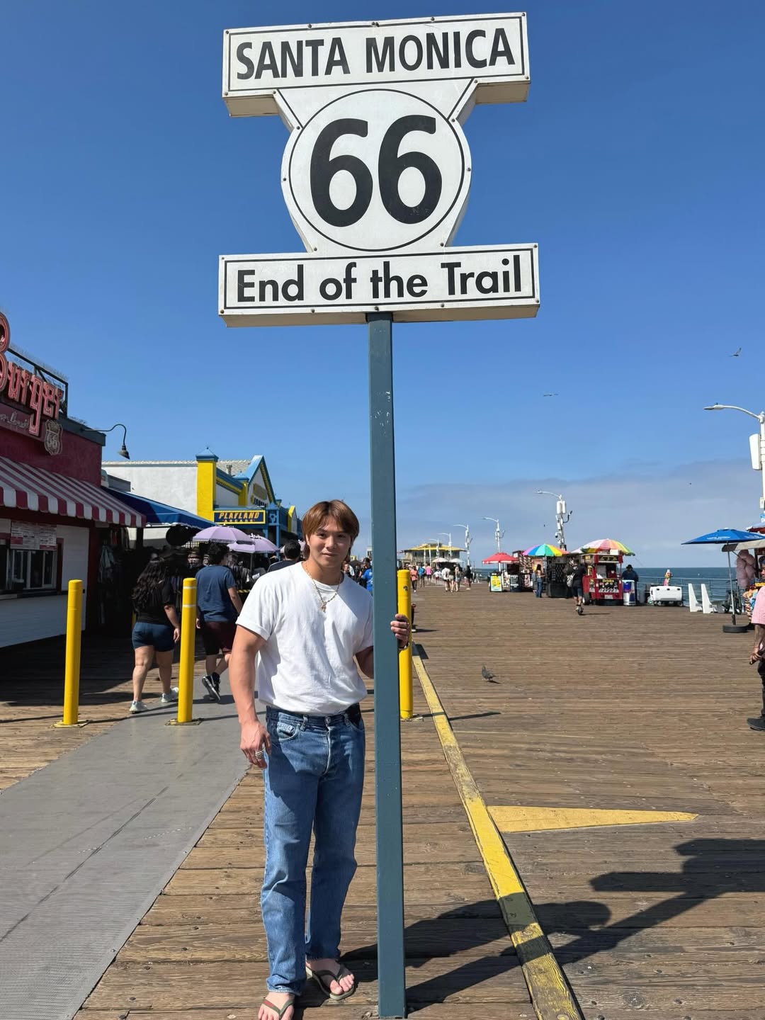 柔道・阿部一二三がサンタモニカでのラフショットを公開！妹・詩とのリンク投稿も話題に