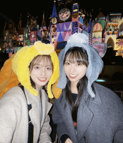 ≠ME・冨田菜々風、AKB48の山内瑞葵とディズニーランドへ！