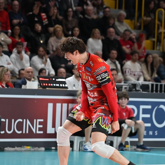 ペルージャがフルセットの末破れるもCL準々決勝進出　石川祐希はチーム2位の19得点をあげる