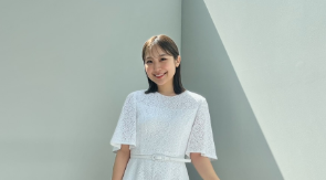 「朱里ちゃん、お姫さまですよ〜」松岡朱里、春色衣装のオフショット公開にファン歓喜！