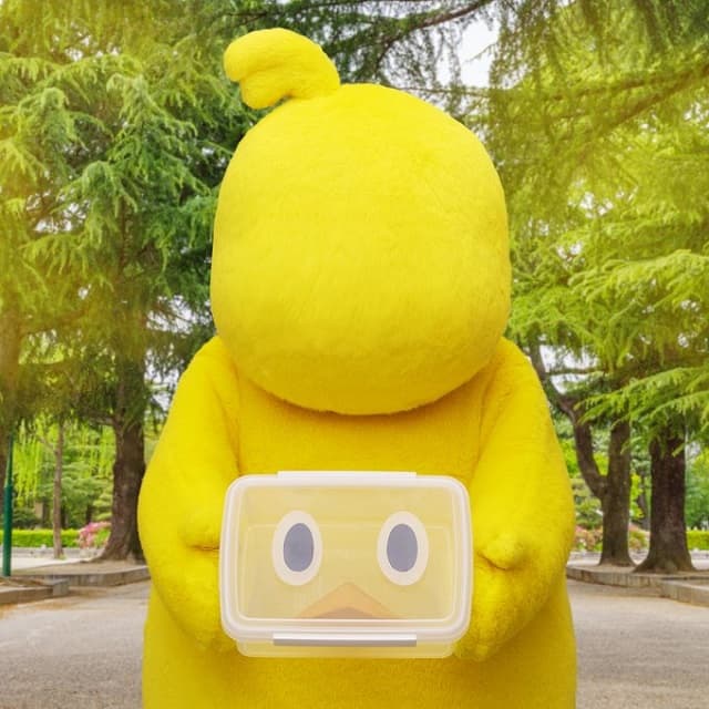 「花粉？こうすりゃ無敵だろ」チキンラーメン”ひよこちゃん”の花粉症対策が話題に