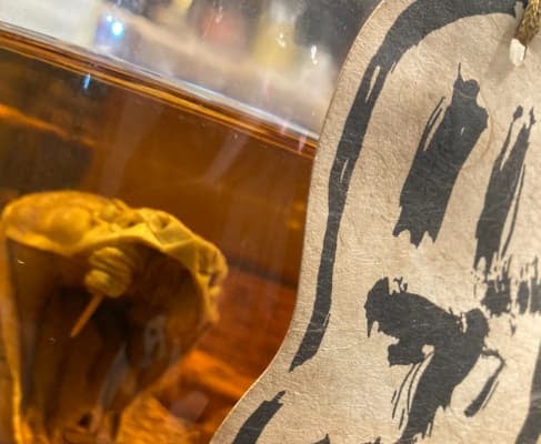 スリムクラブ真栄田、若者間で流行の『ハブ酒のショット飲み』に「うとぅるさよ！」と怖がる