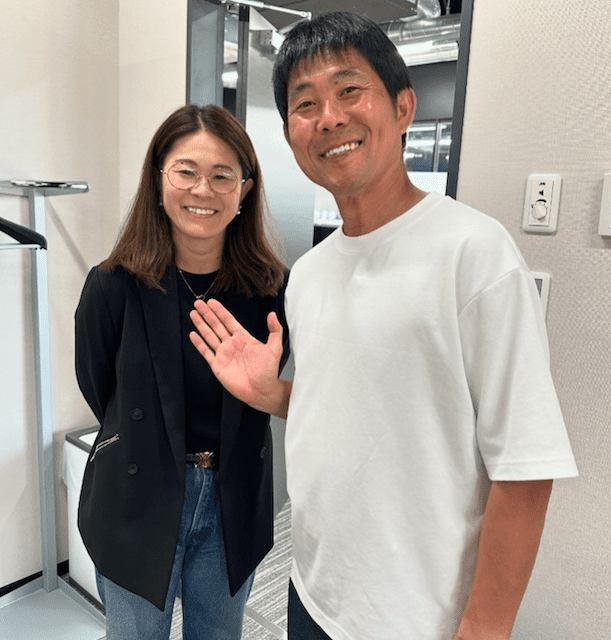 澤穂希と“あのレジェンド”のツーショット