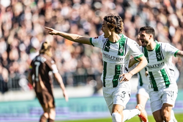 ボルシアMG板倉滉が公式戦3ゴール目を決めるも、ドローで6位転落