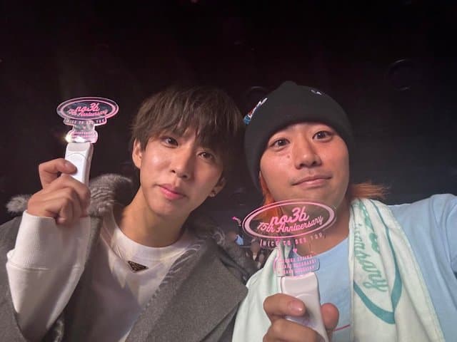 東海オンエア・てつやが妻のアイドル姿を見にライブへ💖