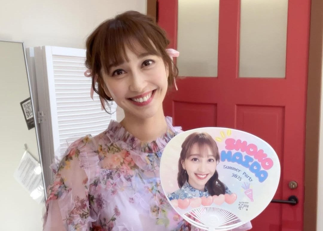 はいだしょうこ、ファンイベントで笑顔のひととき　うちわ片手に華やかな装い披露