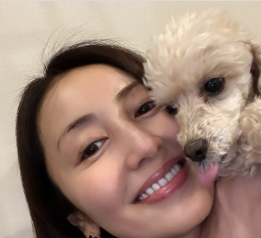 矢田亜希子、久々の「きなちゃん」登場にファン大喜び！「癒しの時間」と反響多数！