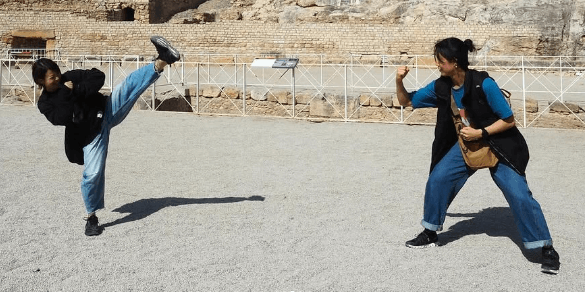 美女のストリートファイト発生！？元スピードスケート選手の激カワガール・髙木菜那、大暴走！「最高に可愛いっス」