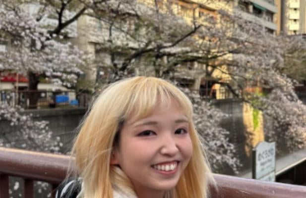 ビリヤード・平口結貴、東京の桜に感謝「雨の中でも頑張って咲いてくれてる」