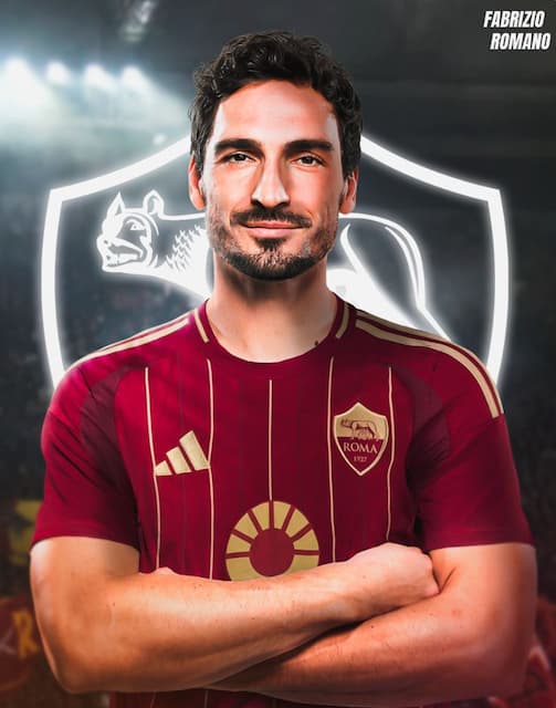 フンメルス ローマ移籍間近！ロマーノ氏報じる！